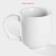 Coramic deed COFFEE BREAK, 380 ml, white color