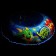 Winter Star Dino Tubing Wheel, LED lighting, case diameter 83 cm