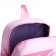 Baby backpack on lightning, 3 outer pockets, pink color