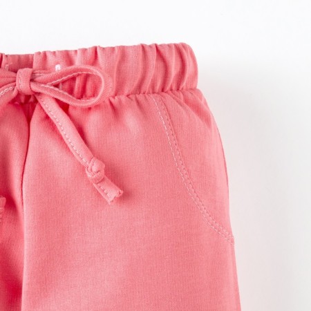 Set: Huds and pants crumb I am a “bunny”, height 86-92 cm, beige color/pink-7