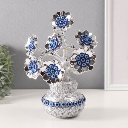 Souvenir from the evil eye "A tree with lush flowers in a bag" 9.5x9.5x21 cm-3