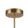 Suspension lamp Freya Fr5199PL-03BS Zing, 300x300x918 mm, E27, 3x60W, brass color