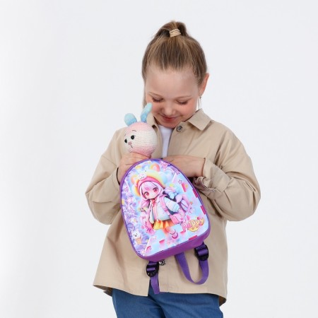 Baby backpack on lightning, "chosen", lilac color-6
