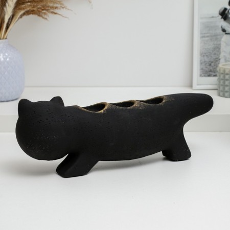 Leopold Climber Black with painting, 12cm-3
