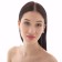 Earrings with pearls "chains" flower and bead, white color in silver, ball No. 10