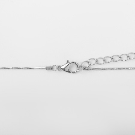 Pendant "Heart" two halves, the color of a silver-gold, 40cm