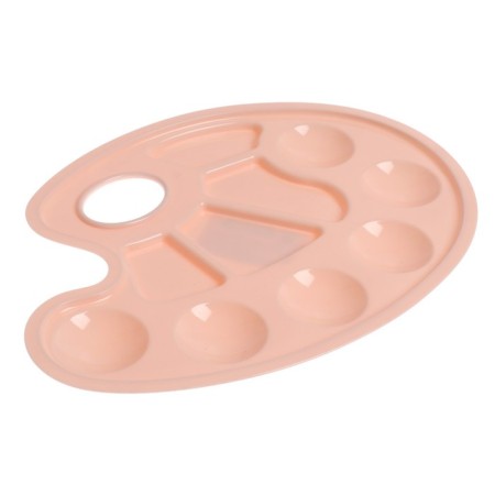 Oval palette, 10 cells, "Istanm", 3 colors, mix-2