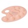 Oval palette, 10 cells, "Istanm", 3 colors, mix