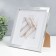 Photo frame Plastic "Mira" 20x20 cm silver (plastic screen)
