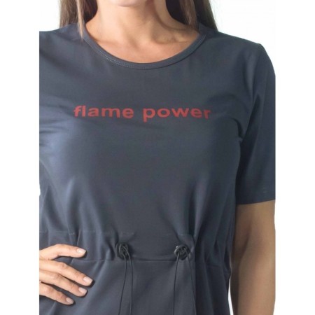 Women's dress Flame Power, size 44, gray color-5