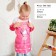 Apron with overturners Children's Ethel "Cute Girl", 49 x 39 cm