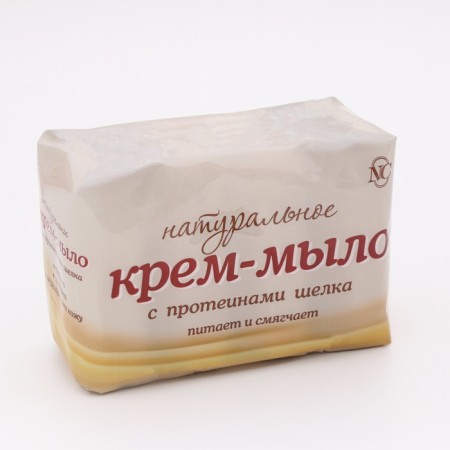 Natural cream soap "Neva cosmetics", "Proteins of silk", 4 pcs. 100 g
