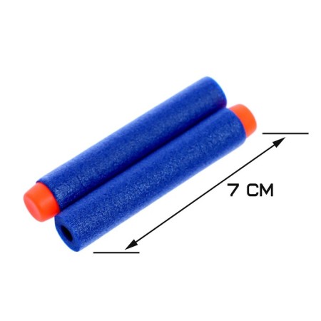 A set of soft bullets, 10 pcs., Mix colors-1
