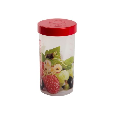 Ourssson 1 l, 9.5 × 9.5 × 18 cm storage, red