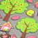 EVA Stick "birdhouses" 79x49 cm