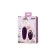 Vibroyaito C with imitation frictions Jos Bumpy, silicone, purple, 9 cm