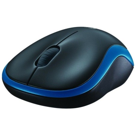 Logitech M186 Black/Blue Optical (1000DPI) wireless USB2.0 for laptop (2but 102940-2