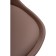 Computer chair Kolin Metal/Eco -leather/plastic, chrome/brown 49x56x78 cm
