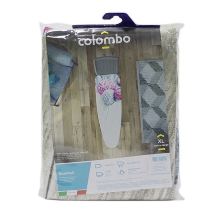 Czech for ironing board "Bloods of yarn", gray/pink, 130x50 cm, cotton-1
