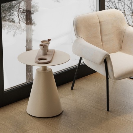 Coffee table Marius, 500 × 500 × 550 mm, beige color-13