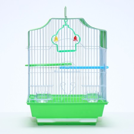 Poultry cell equipped BD-1/4F, 30 x 23 x 39 cm, green (packing 12 pcs)-1
