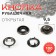 Shirt, open button, d = 9.5 mm, black nickel color