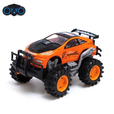 Radio -controlled jeep "Rounter", works from batteries, color orange