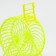 Rodent wheel on the base, plastic, 12.5 cm, yellow