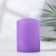 Candle - Aromatic "Mountain Lavender" cylinder, 5.6x8 cm