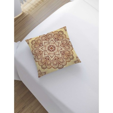 Decorative pillowcase "Fiery petals", on a zipper, size 45x45 cm-1