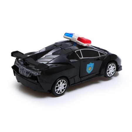 Robot radio -controlled "policeman", transforms, light and sound effects-6
