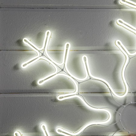 Neon figure "Snowflake", 85 cm, 1080 LED, 220 V, glow of white-2