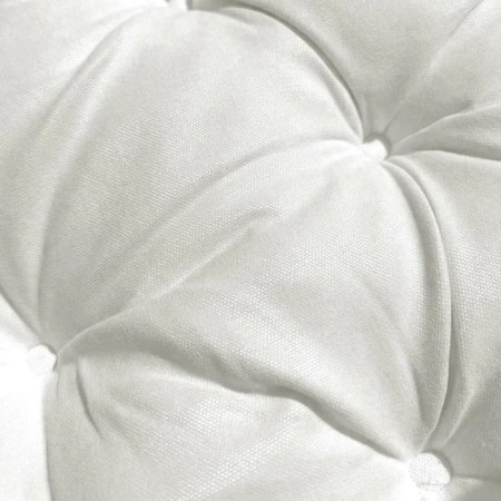 Pillow for swing "Tina", diameter 60 cm, white color-4