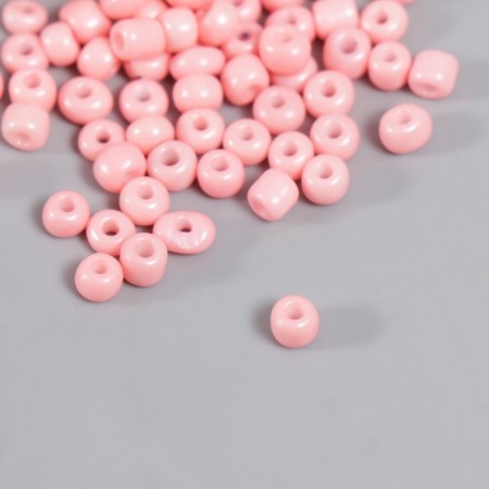 6/0 round beads in the bottle "Pink bodily" 20 g-2