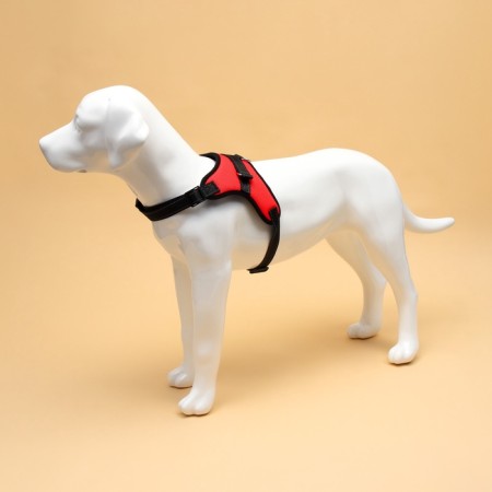 Shleka K7 soft reflective, size l, og 64-86 cm, weight 18-27.5 kg, red-1