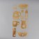 Stick plastic interior "breakfast time" gold 70x30 cm