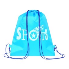 Shoe bag 420 x 340 mm, calligrata Sport 1, (soft polyester, density 210d), blue mix