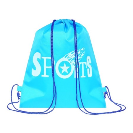 Shoe bag 420 x 340 mm, calligrata Sport 1, (soft polyester, density 210d), blue mix