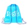 Shoe bag 420 x 340 mm, calligrata Sport 1, (soft polyester, density 210d), blue mix