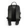 Male backpack, genuine leather, de-gosa black, 27x13x36 cm