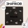 Icons sunset set 8 pcs d = 25 mm "black" 16.5x17 cm