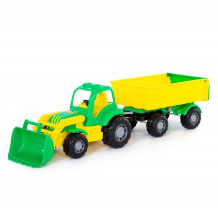 Tractor with trailer No. 1 and bucket "Stropysh", Mix colors