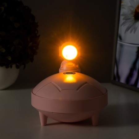 Night-designer with the Moisturizer "Cosmonaut" LED USB AKB MICS 14x14x15 cm Risalux-4