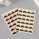 A set of corners with a pocket for photos 24 corners "style" gold 12.5x9 cm mix