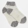 Nosk children's woolen shortened, white/gray color, size 14-16