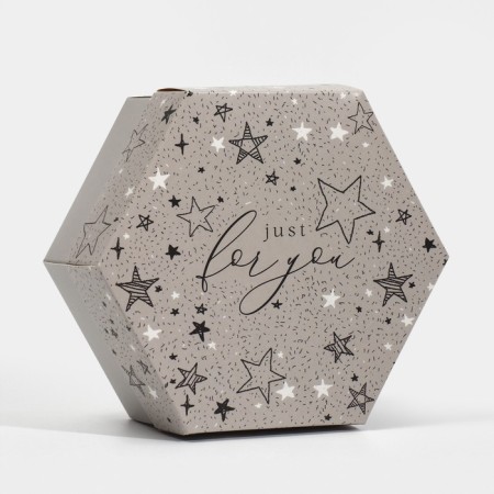 Gift folding box, packaging, “stars”, 15 x 13 x 6 cm-1