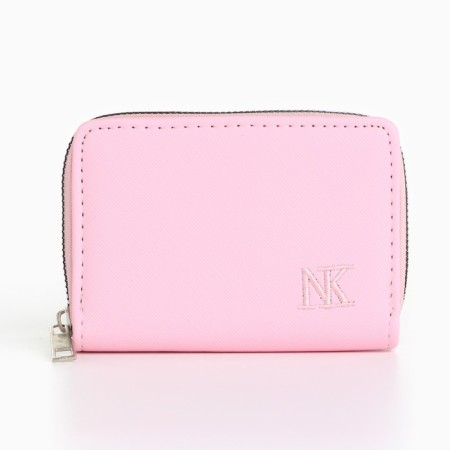 Women's wallet NK, 12x8 cm, pink color-2