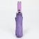 Automatic automatic umbrella, with a lantern, 3 additions, 10 knitting needles, r = 51 cm, lilac color