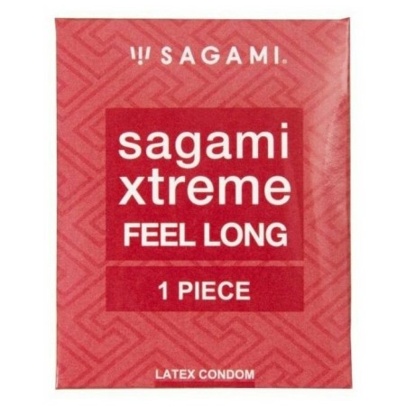 Sagami Xtreme Feel Long condoms latex, ultra -resistant 1pc.