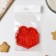 Cooking form "gift box", cutting, stamp, red color